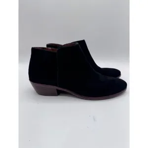 Sam Edelman‎ Ankle Boots Women's Suede Side Zip Pointed Toe Black 8M thumbnail 7