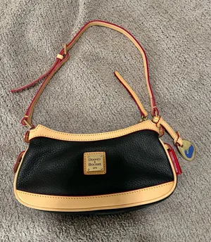 Navy & red trim Dooney and Bourke shoulder bag thumbnail 1