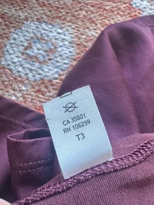 Lululemon maroon oversized short sleeve tshirt size 2 thumbnail 3