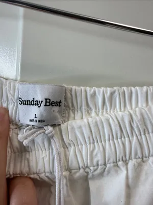 Aritzia Sunday Best Martine Poplin Skirt Tiered poplin maxi Skirt White L NWT thumbnail 5