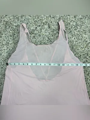 Lululemon Let It Slip Tank Top Shirt Pearl Butter Pink Small S W1BC2S Activewear thumbnail 4