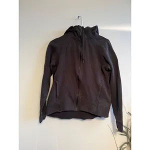 Lululemon Scuba Full Zip Hoodie Dark Charcoal Faded Black Fleece Size‎ 6 thumbnail 2