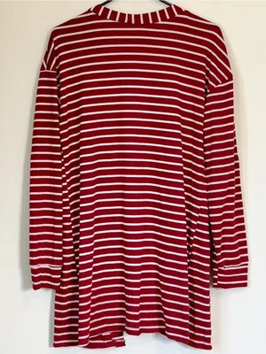 NWT Cupshe Red Striped 3-Piece Pajama Set - Size: Medium thumbnail 3