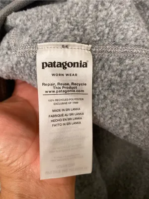 Patagonia Heather Gray 1/4-Zip Women's Sweater Fleece thumbnail 7