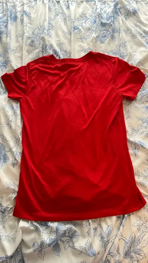 Red Nike Dri-Fit tee thumbnail 4