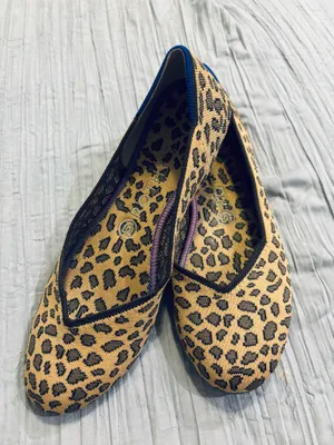 Rothy's Flats Round Toe Leopard Print thumbnail 1