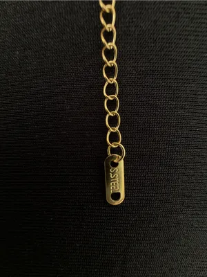 18K Gold Plated Y Lariat Stainless Steel Ball Chain Womens Necklace thumbnail 6