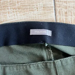 Womens Maurices Green Cropped Pants - 5/6 thumbnail 6