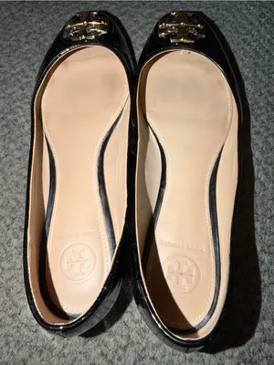 Tory Burch Claire Patent Leather Ballet Flats Size-7.5 thumbnail 3