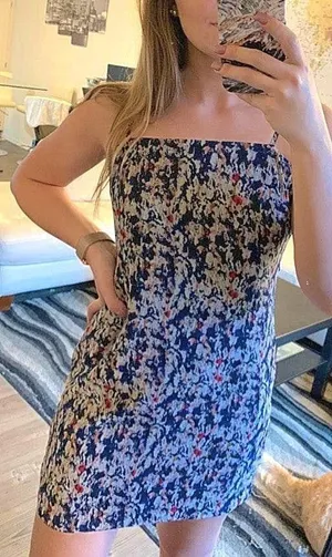 Boutique Multi Color Shift Dress thumbnail 1
