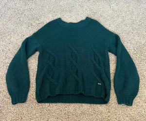 Hollister Green Sweater thumbnail 1