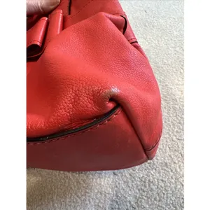 Kate Spade Elena‎ Villabella Orange Red Shoulder Bag Leather Handbag Bow Satchel thumbnail 9