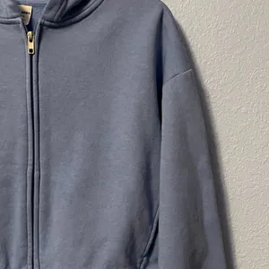 No Boundaries Blue Full Zip Cropped Hoodie Size M 8-10 thumbnail 5