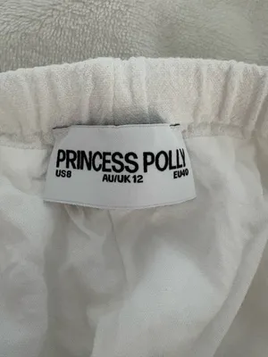 Princess Polly Linen Pants White 8 thumbnail 3