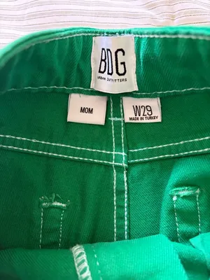 BDG Emerald Green Straight Leg Jeans thumbnail 3