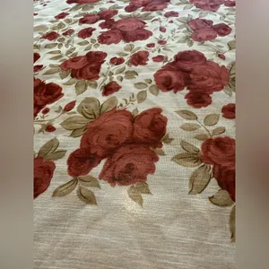 Laura Ashley Floral Square Polyester Scarf Cottagecore Vintage Made In Italy thumbnail 7