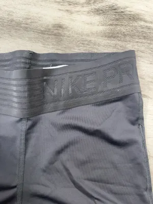 Nike Pro Women's Gray Training Shorts thumbnail 3