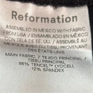 Reformation Jaelynn Knit Dress Black Long Sleeve Mini Boat Neck XS 1314131BLK0XS thumbnail 4