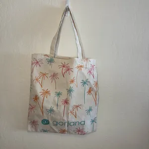 NWOT: Gorjana Palm Tree Prince Canvas Tote Bag thumbnail 8