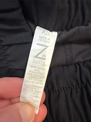 Z by Zella Black Interval High Waist Skort XS thumbnail 3