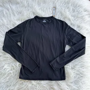 Skims Fits Everybody Long Sleeve T-Shirt Onyx Size Large thumbnail 1