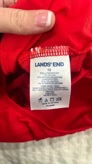 Lands' End Bathing Suit One-Piece thumbnail 3