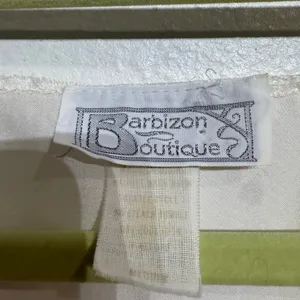 Barbizon Boutique Ivory Satin Lace Trim Maxi Robe Nightgown Y2K Bridal Sz M thumbnail 6
