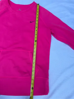 Nike Women's Hot Pink Therma Crew Sweatshirt thumbnail 3