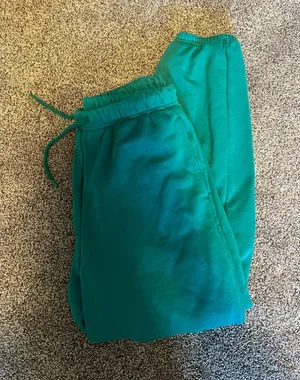 Old Navy Teal Green Women's Jogger Sweatpants thumbnail 1