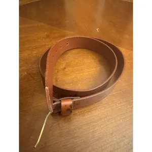Patricia Nash Women's Vietri Brown Leather Belt Size Medium Logo Pattern thumbnail 4