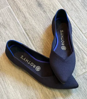 Rothy's The Point Maritime Navy Slip On Flats Ballet Shoes Women's USA Size 7.5 thumbnail 1