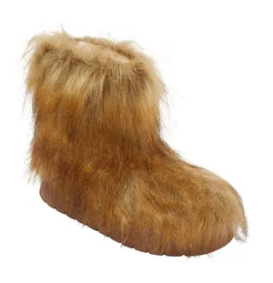 NWT A New Day Faux-Fur Ankle Boots with Memory Foam Insole 94715797 Brown 9M thumbnail 1