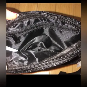Black Glitter Fanny Pack NEW NWT thumbnail 3