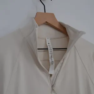 Lululemon Ready to Rulu Half-Zip Pullover White Opal Cropped Athletic Women's 2 thumbnail 6