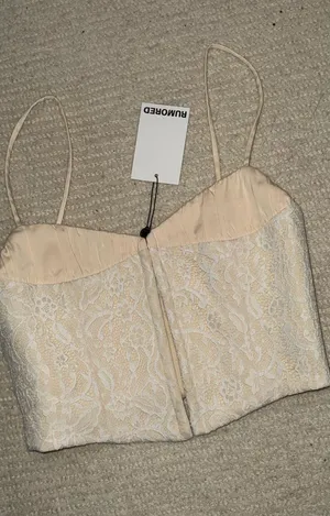 Rumored Versailles Corset NWT White Size 4 thumbnail 1