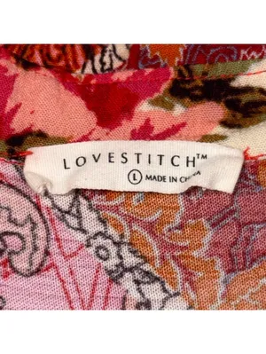 Lovestitch Women's Large Patchwork Floral Blouse thumbnail 4