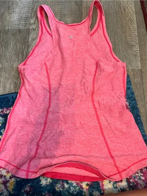 Lululemon think fast top in pink size 6 thumbnail 8