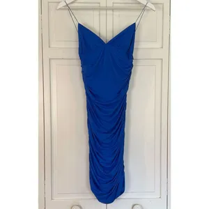 Meshki black ruched bodycon tank dress size small thumbnail 3