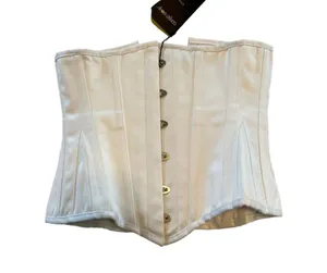 CorsetStory LONG WHITE UNDERBUST CORSET WAIST TAMING thumbnail 7
