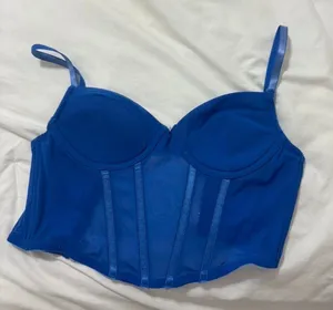 Blue Corset Size XS thumbnail 1