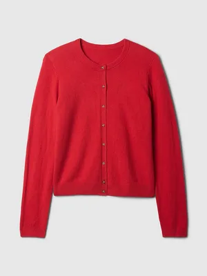 Gap Red Cashsoft Cardigan thumbnail 4