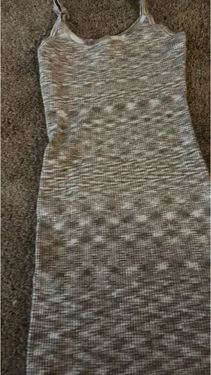 Beautiful soft tan/white dress thumbnail 3