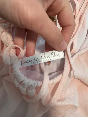 Lucy in the Sky babydoll pink dress thumbnail 3