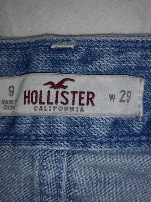 HOLLISTER 9 29 Light Wash Denim Button Fly Jeans Shorts thumbnail 5