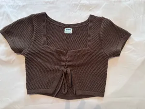 Cotton On Knit Crop Top thumbnail 1