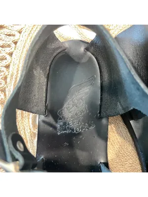 Ancient Greek Sandals Nestoras Sandals Black Leather Fisherman Size 40 thumbnail 12