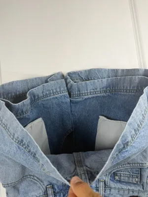 Princess Polly Nickei Denim Skort Light Wash thumbnail 3