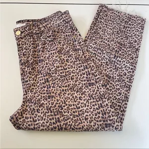 River island high rise animal print‎ jeans 14 thumbnail 1