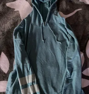 Victoria’s Secret Pink Blue Shirt With Hood Size Small Long Sleeves thumbnail 1