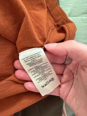 Anthropologie Lace Flutter Sleeve Blouse Cedar Brown thumbnail 6